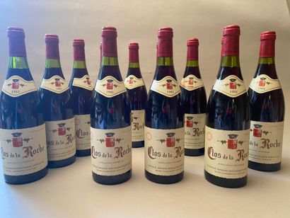 12 bouteilles Clos de la Roche 1983 GC Dom....