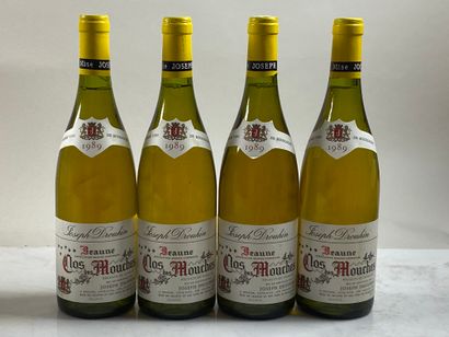 4 bouteilles Clos des Mouches 1989 1er C...