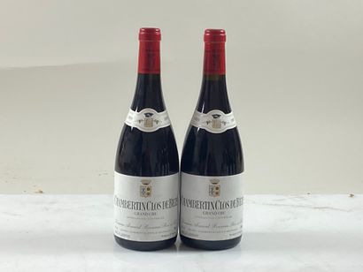 2 bouteilles Chambertin Clos de Bèze 1989...