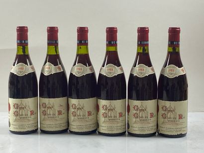 null 6 bouteilles Corton Clos du Roi 1988 GC Dom Dubreuil-Fontaine P & F (caisse...