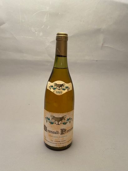 1 bouteilles Meursault-Perrières 1982 Dom...