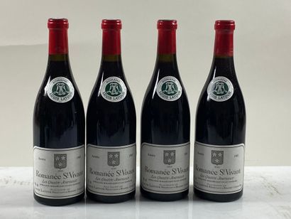 null 4 bouteilles Romanée Saint-Vivant Les Quatre Journaux 1985 GC Louis Latour