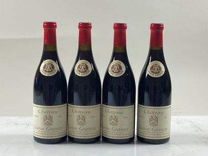 4 bouteilles Château Corton Grancey 1985...