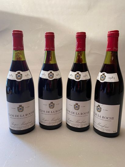 null 4 bottles Clos de la Roche 1983 GC Dom Prosper Maufoux Santenay