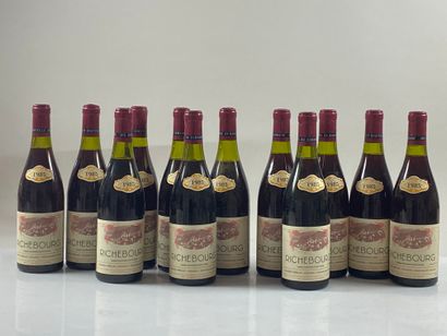 12 bouteilles Richebourg 1985 GC Charles...