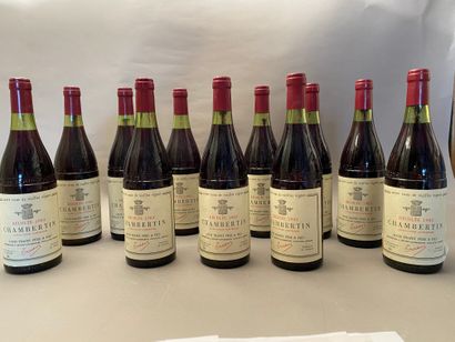 12 bouteilles Chambertin Vieilles Vignes...