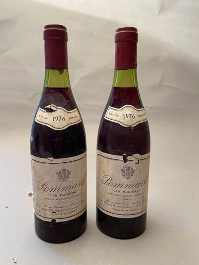 2 bouteilles Pommard Les Rugiens 1976 1er...