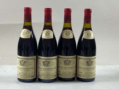 4 bouteilles Beaune Boucherottes 1988 1er...