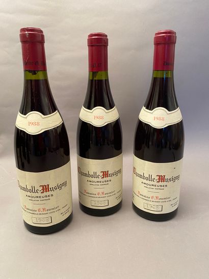 null 3 bouteilles Chambolle-Musigny Les Amoureuses 1988 1er C Dom Georges Roumie...