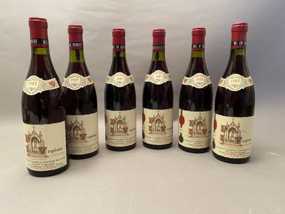 6 bouteilles Pernand Ile des Vergelesses...