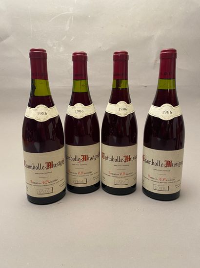 null 4 bouteilles Chambolle-Musigny 1986 Dom Georges Roumier