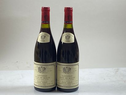 null 2 bouteilles Santenay Clos de Malte 1988 Dom Louis Jadot