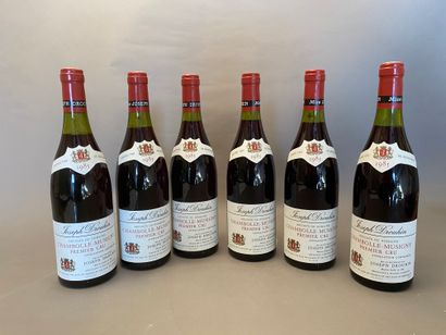 6 bouteilles Chambolle-Musigny 1985 1er C...