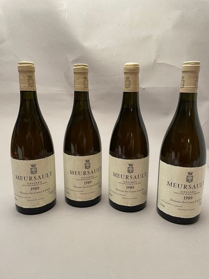 null 4 bouteilles Meursault-Désirée 1989 1er C Dom. des Comtes Lafon