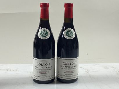 2 bouteilles Corton Domaine Latour 1985 GC...
