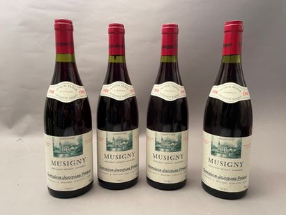 null 4 bouteilles Musigny 1988 GC Dom Jacques Prieur