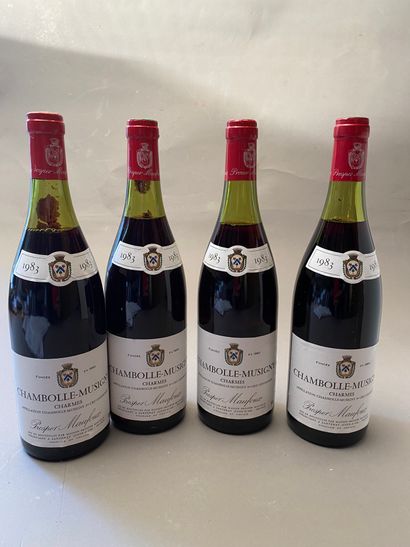 null 4 bottles Chambolle-Musigny Charmes 1983 1er C Dom Prosper Maufoux Santenay...