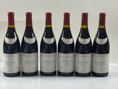 null 6 bouteilles Bonnes-Mares Vieilles Vignes 1988 Dom des Varoilles