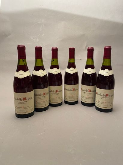 6 bouteilles Chambolle-Musigny Amoureuses...
