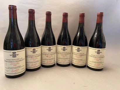 null 6 bouteilles Latricières-Chambertin 1990 GC Louis Trapet P & F