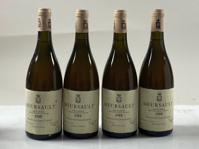 null 4 bouteilles Meursault-Désirée 1988 1er C Dom des Comtes Lafon