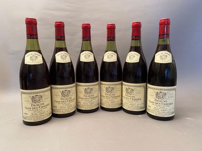 6 bouteilles Clos des Ursules 1978 1er C...