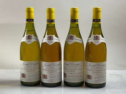 null 4 bouteilles Chablis Vaudésir 1989 GC Joseph Drouhin