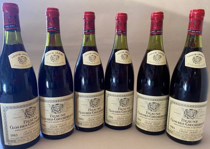 null 6 bouteilles Beaune Clos des Couchereaux 1983 1er C Dom Louis Jadot