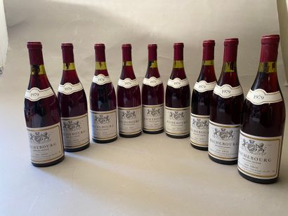 null 9 bouteilles Richebourg 1979 GC Dom Jean Gros (carton d'origine)