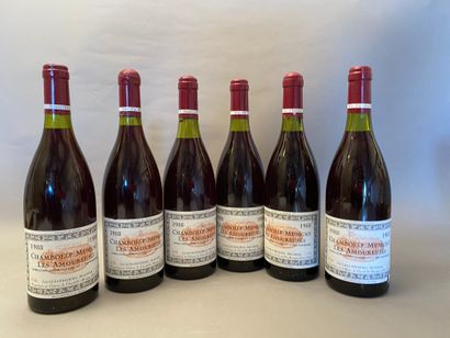 6 bouteilles Chambolle-Musigny Les Amoureuses...