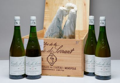12 bouteilles Clos de la Coulée de Serrant...