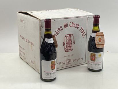 10 bouteilles Domaine du Grand Tinel 1978...