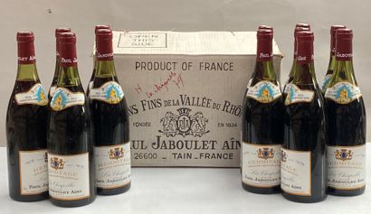 12 bouteilles Hermitage La Chapelle 1979...