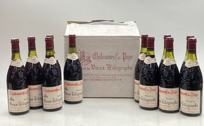 11 bottles Domaine du Vieux Télégraphe 1978...