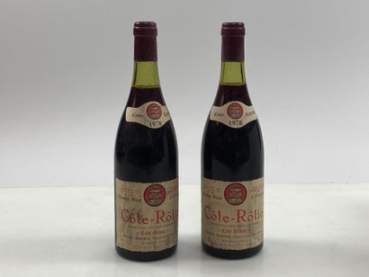 null 2 bouteilles Côte-Rotie Côte Brune 1978 Marius Gentaz-Dervieux