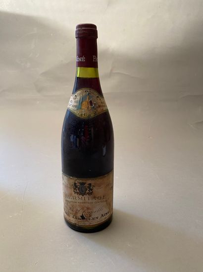 null 1 bottle Hermitage La Chapelle 1978 Paul Jaboulet Aîné (stained and slightly...