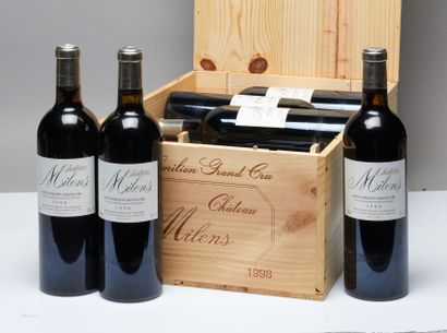 null 12 bouteilles Château Milens 1998 Saint-Emilion CB