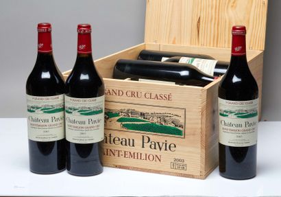 null 12 bouteilles Château Pavie 2003 1er GCC A Saint-Emilion CB