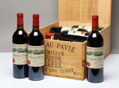 null 12 bouteilles Château Pavie 1979 1er GCC A Saint-Emilion CB
