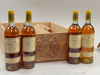 12 bouteilles Château d'Yquem 1980 1er Cru...