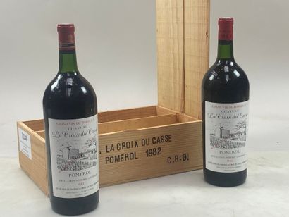 3 bouteilles Château La Croix du Casse 1982...
