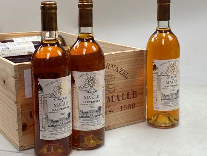 null 12 bouteilles Château de Malle 1988 2ème GCC Sauternes CB