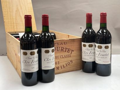 null 12 bottles Clos Fourtet 1985 1er GCC B Saint-Emilion CB