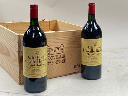 null 6 magnums Château Léoville Poyferré 1982 2ème GCC Saint-Julien CB