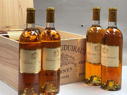 12 bouteilles Château Suduiraut 2001 1er...
