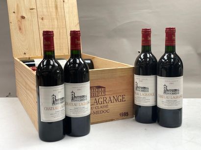 12 bouteilles Château Lagrange 1985 3ème...
