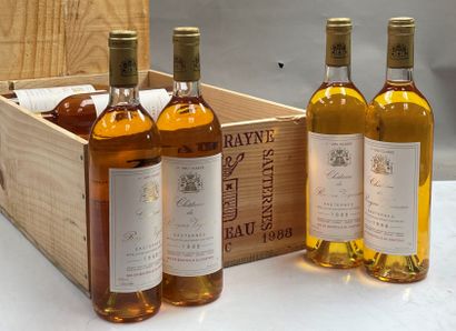12 bouteilles Château de Rayne Vigneau 1988...