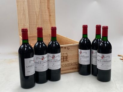 null 12 bouteilles Château Latour à Pomerol 1988 Pomerol CB (6 BG)