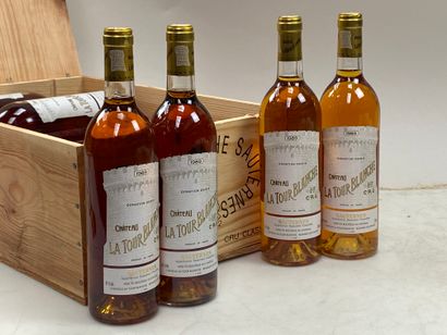 12 bouteilles Château La Tour Blanche 1989...