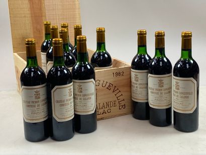 12 bouteilles Château Pichon Comtesse de...